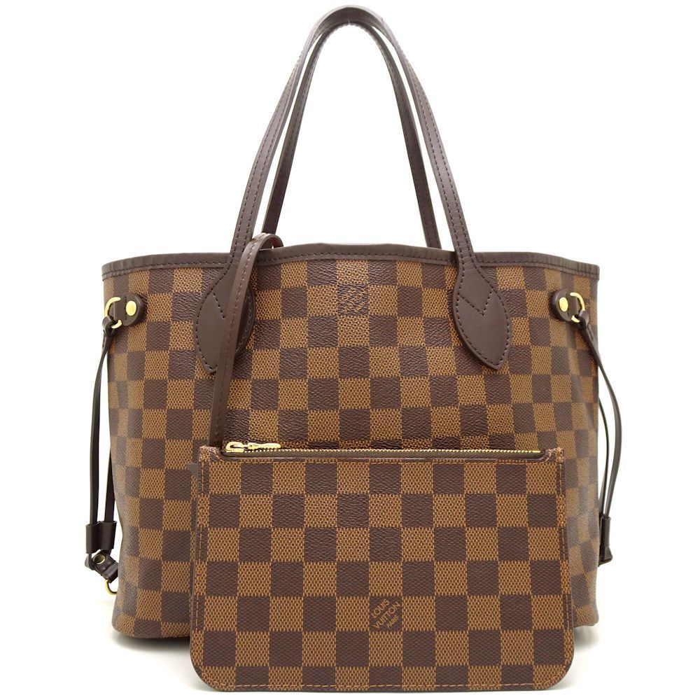Louis Vuitton Damier Neverfull PM Tote Bag Ebene